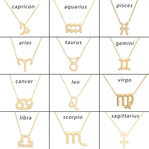 Astrological Zodiac Sign Star Sign Necklace - Picture 3 of 4